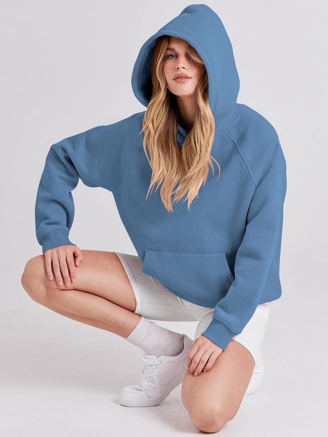 imageANRABESS Women Hoodies Oversized Fleece Long Sleeve Comfy Casual Basic Pullover Sweatshirts 2025 Fall Outfits Y2K ClothesDeep Blue