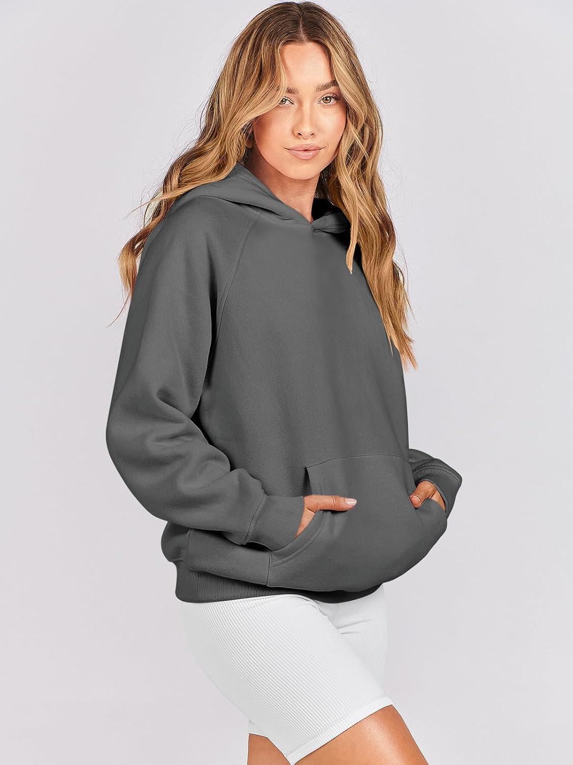 imageANRABESS Women Hoodies Oversized Fleece Long Sleeve Comfy Casual Basic Pullover Sweatshirts 2025 Fall Outfits Y2K ClothesGrey