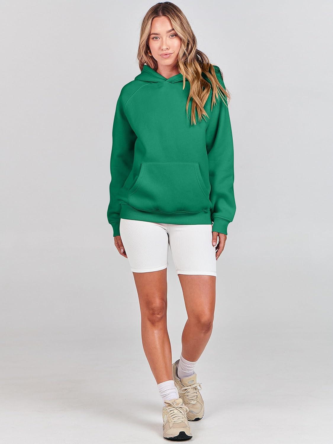 imageANRABESS Women Hoodies Oversized Fleece Long Sleeve Comfy Casual Basic Pullover Sweatshirts 2025 Fall Outfits Y2K ClothesMedium Green