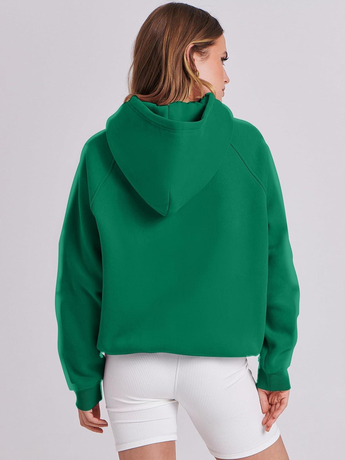 imageANRABESS Women Hoodies Oversized Fleece Long Sleeve Comfy Casual Basic Pullover Sweatshirts 2025 Fall Outfits Y2K ClothesMedium Green