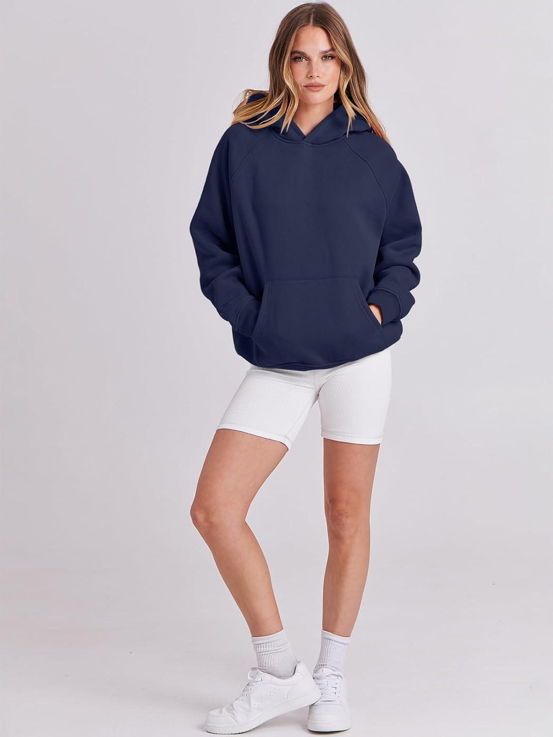 imageANRABESS Women Hoodies Oversized Fleece Long Sleeve Comfy Casual Basic Pullover Sweatshirts 2025 Fall Outfits Y2K ClothesNavy Blue