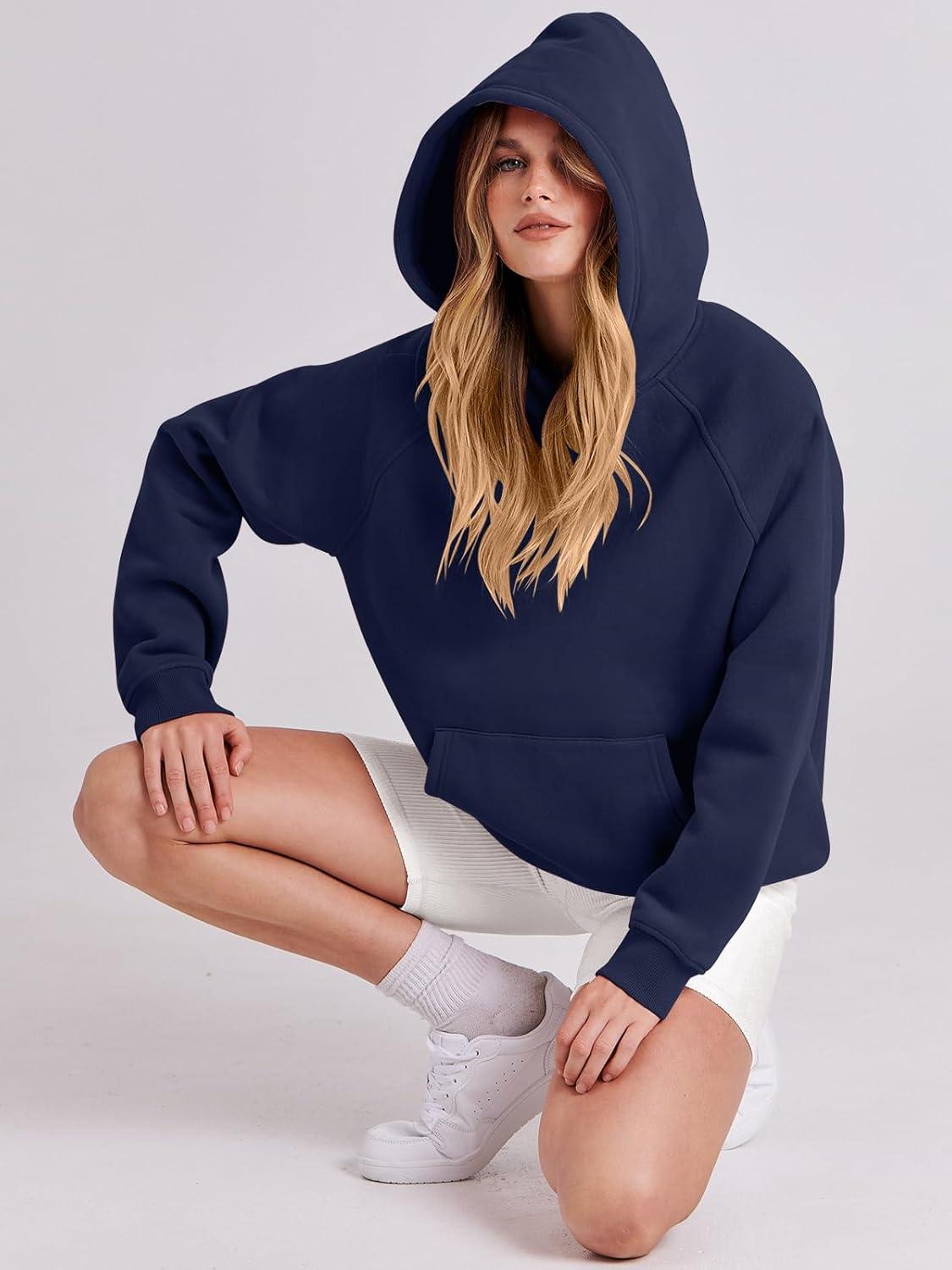 imageANRABESS Women Hoodies Oversized Fleece Long Sleeve Comfy Casual Basic Pullover Sweatshirts 2025 Fall Outfits Y2K ClothesNavy Blue