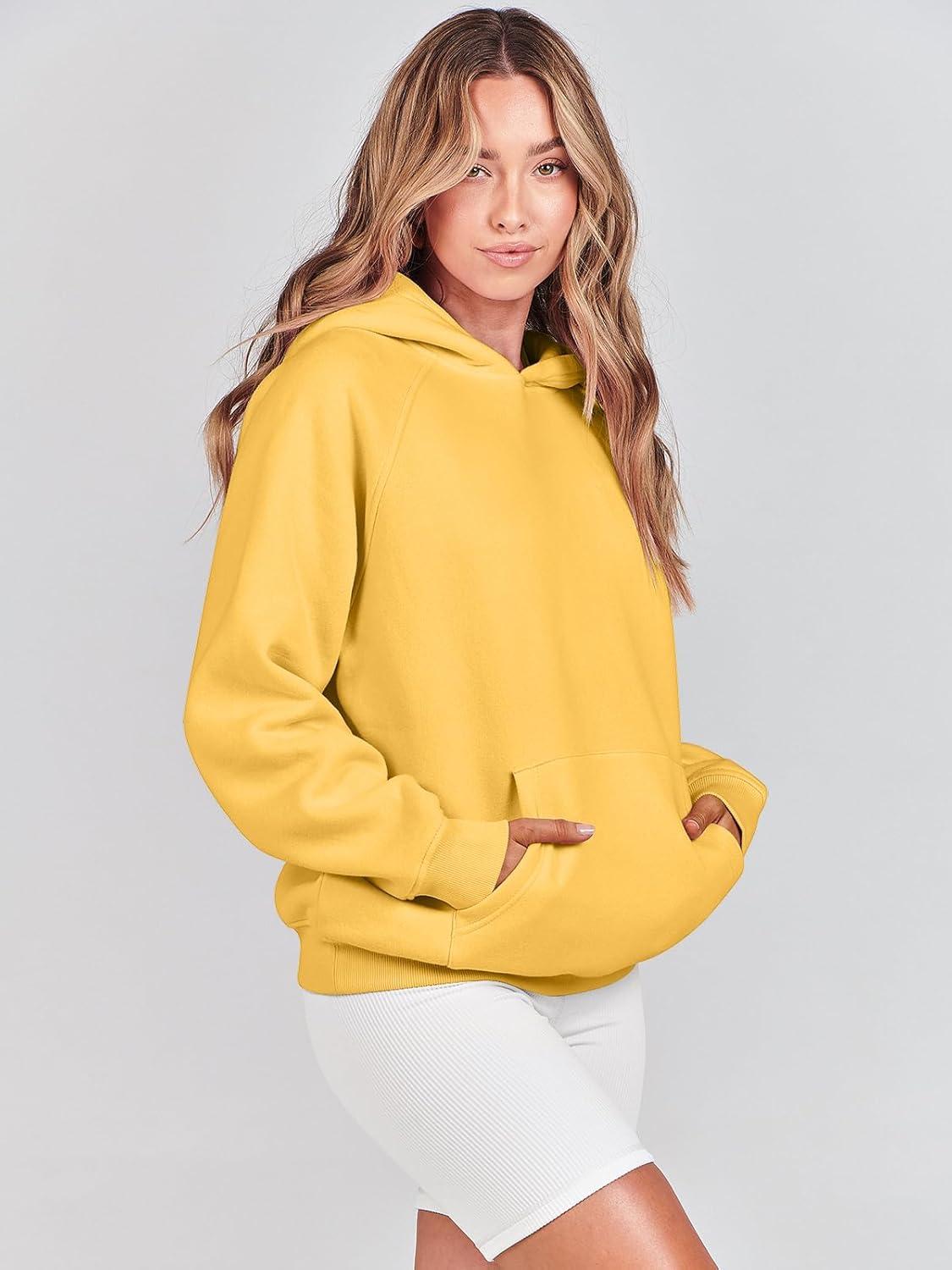 imageANRABESS Women Hoodies Oversized Fleece Long Sleeve Comfy Casual Basic Pullover Sweatshirts 2025 Fall Outfits Y2K ClothesYellow