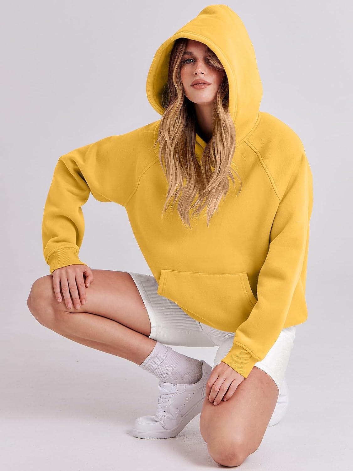 imageANRABESS Women Hoodies Oversized Fleece Long Sleeve Comfy Casual Basic Pullover Sweatshirts 2025 Fall Outfits Y2K ClothesYellow