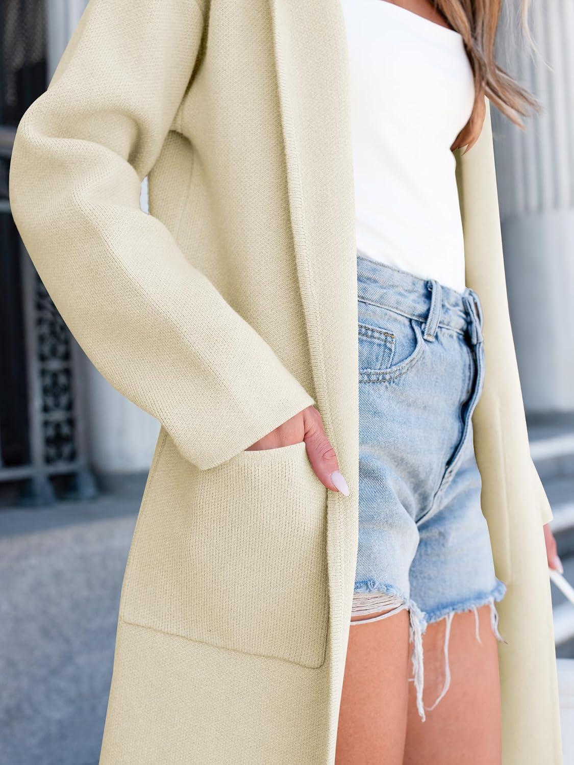 imageANRABESS Womens Cardigan Sweater Oversized Coatigan Knitted Hooded Coat 2025 Fall Outfits OutwearWhite