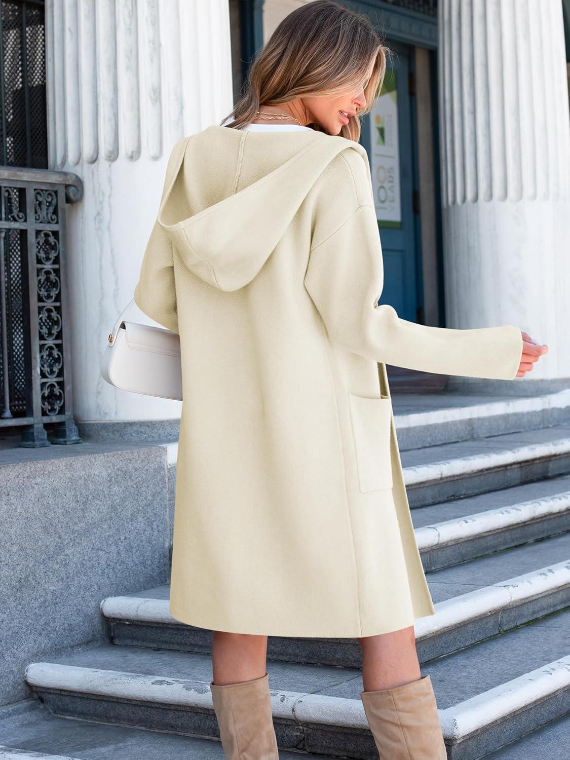 imageANRABESS Womens Cardigan Sweater Oversized Coatigan Knitted Hooded Coat 2025 Fall Outfits OutwearWhite