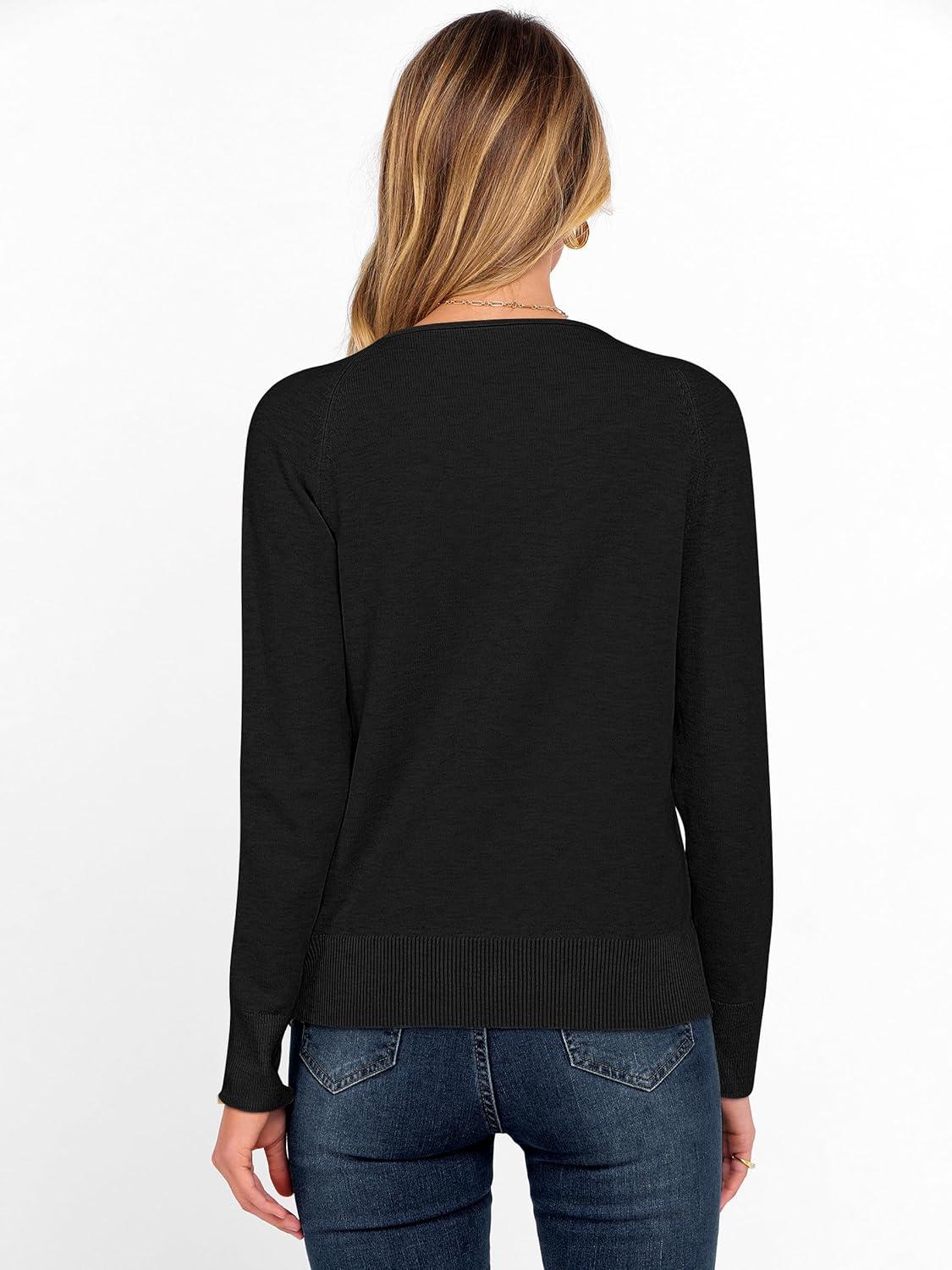 imageANRABESS Womens Long Sleeve Rolled Boat Neck Casual Soft Lightweight Basic Pullover Sweater Top 2025 Fall Shirt Work OutfitsBlack