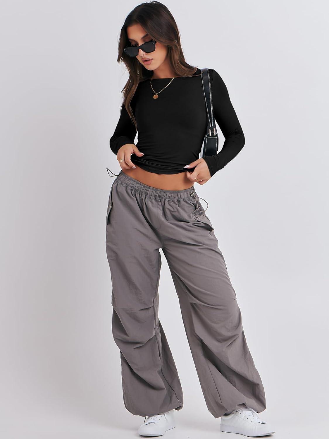 imageANRABESS Womens Long Sleeve Shirts Tight Fitted Going Out Crop Tops Crewneck Basic Tee Y2k Fall Outfits Teens Girls ClothesBlack