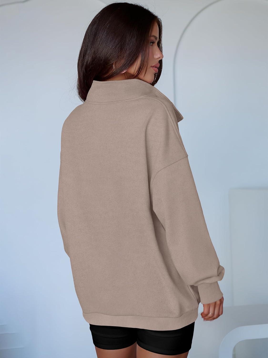 imageANRABESS Womens Oversized Sweatshirt Long Sleeve Henley Pullover Tops 2025 Fall Casual Button Loose Fit Teens Fashion OutfitsMocha