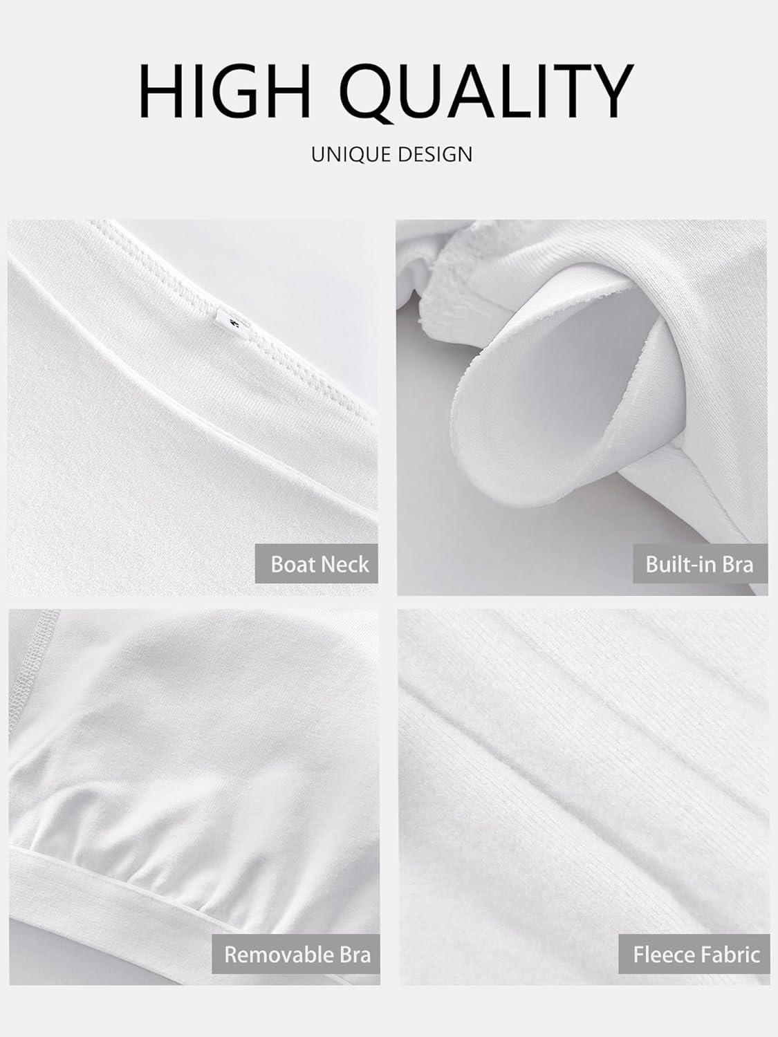 imageANRABESS Womens Thermal Shirts Builtin Bra Long Sleeve Tops Boat Neck Fleece Slim Fitted Basic Tee 2025 Fall Winter OutfitsWhite