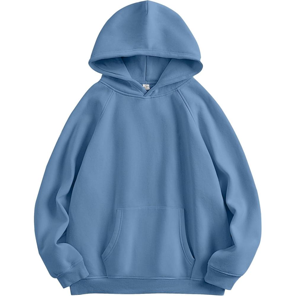 imageANRABESS Women Hoodies Oversized Fleece Long Sleeve Comfy Casual Basic Pullover Sweatshirts 2025 Fall Outfits Y2K ClothesDeep Blue
