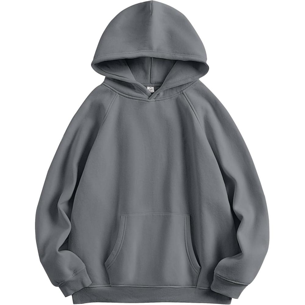 imageANRABESS Women Hoodies Oversized Fleece Long Sleeve Comfy Casual Basic Pullover Sweatshirts 2025 Fall Outfits Y2K ClothesGrey
