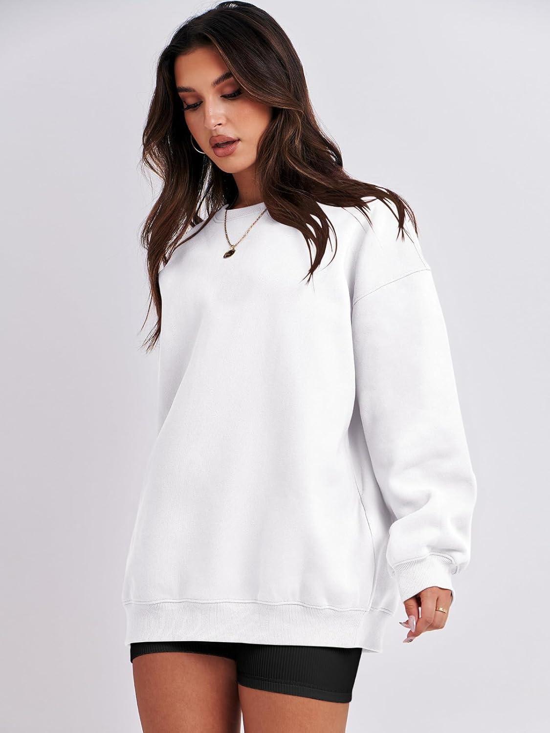 imageANRABESS Oversized Sweatshirt for Women Crewneck Y2K Hoodies Fleece Casual Comfy Pullover Top Fall Outfits Clothes 2025White