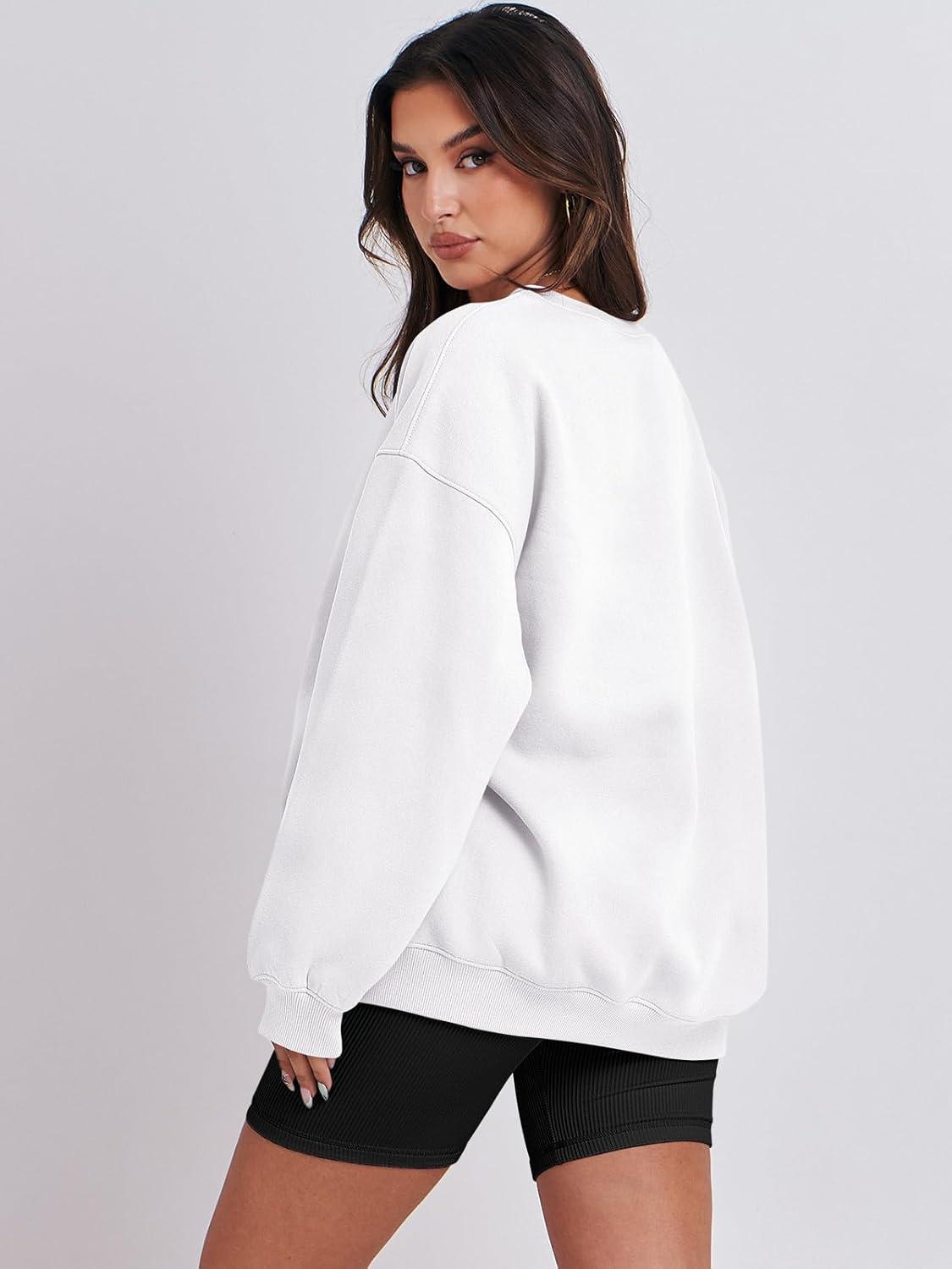 imageANRABESS Oversized Sweatshirt for Women Crewneck Y2K Hoodies Fleece Casual Comfy Pullover Top Fall Outfits Clothes 2025White
