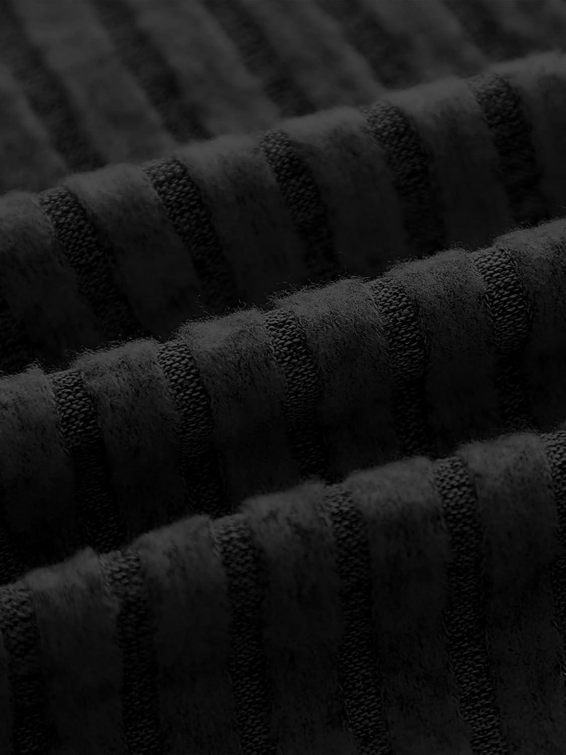 imageANRABESS Women 3 Piece Lounge Pajama Sets Knit Crop Cardigan Cami Top Wide Leg Pants 2025 Fall Outfits Comfy Matching ClothesBlack