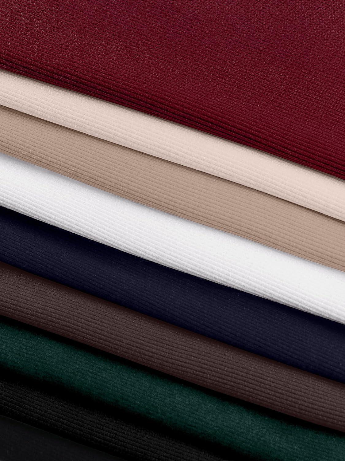 imageANRABESS Women Boat Neck Tops Short Sleeve TShirts Ribbed Knit Tight Fitted Basic Tees Shirts 2025 Summer ClothesBurgundy