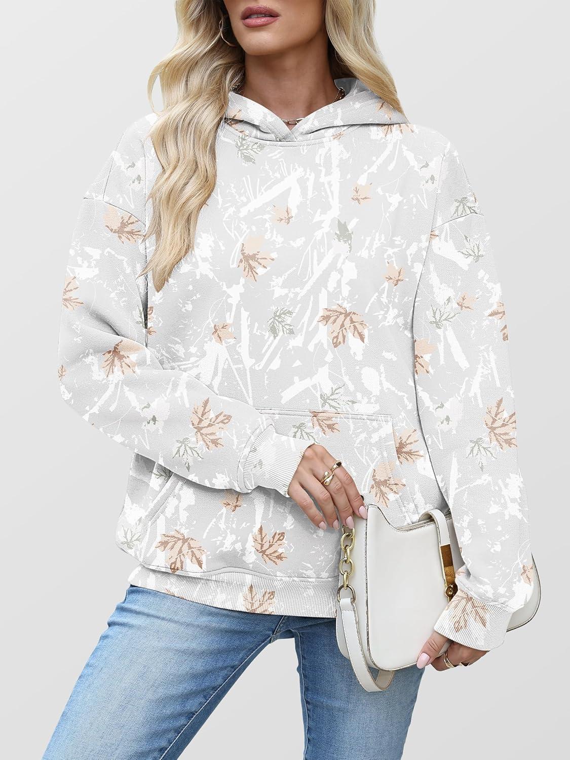 imageANRABESS Women Camo Hoodies Long Sleeve Maple Leaf Print Fleece Oversized Casual Pullover Sweatshirt 2025 Fall Preppy ClothesGrey