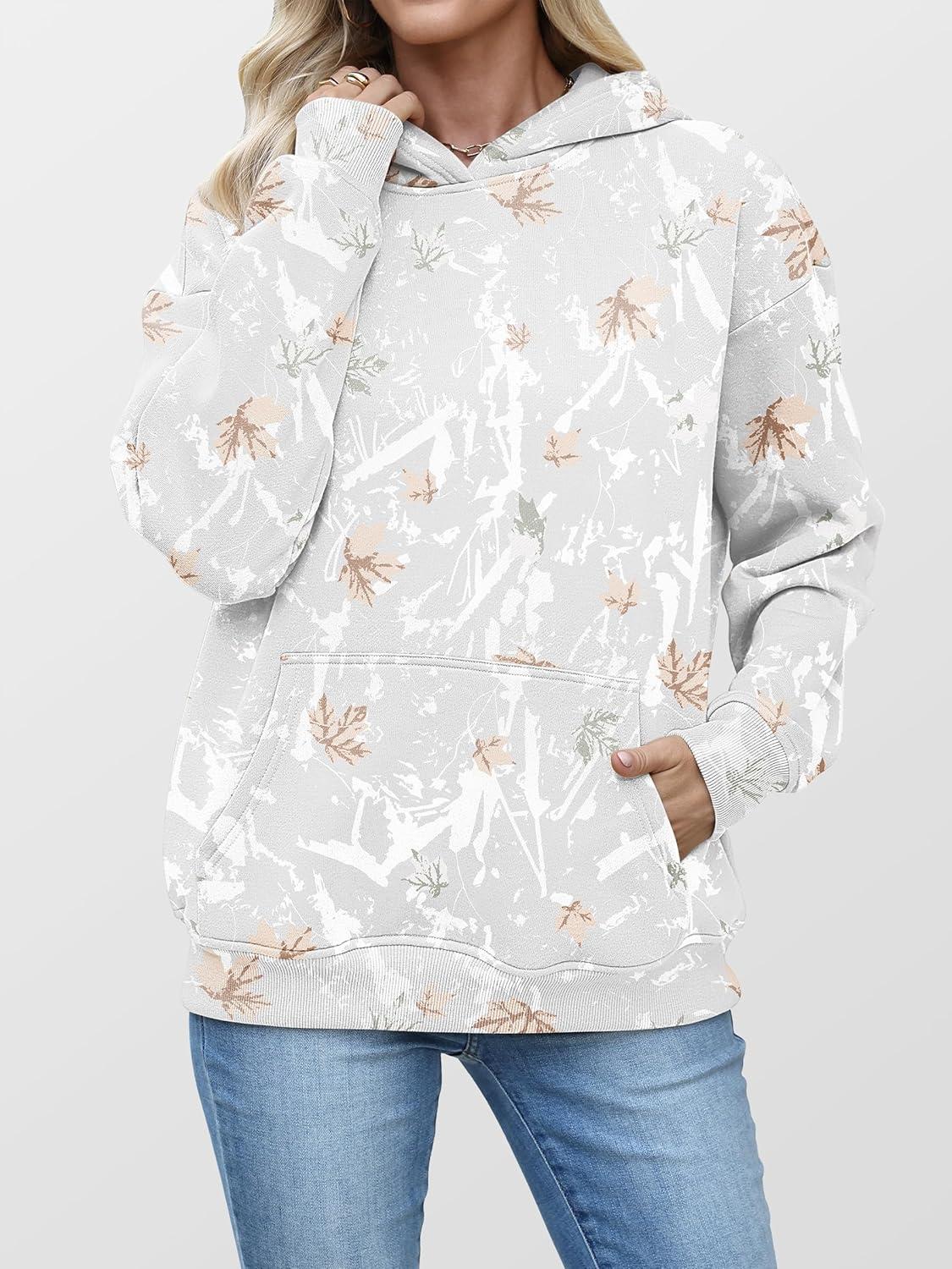 imageANRABESS Women Camo Hoodies Long Sleeve Maple Leaf Print Fleece Oversized Casual Pullover Sweatshirt 2025 Fall Preppy ClothesGrey