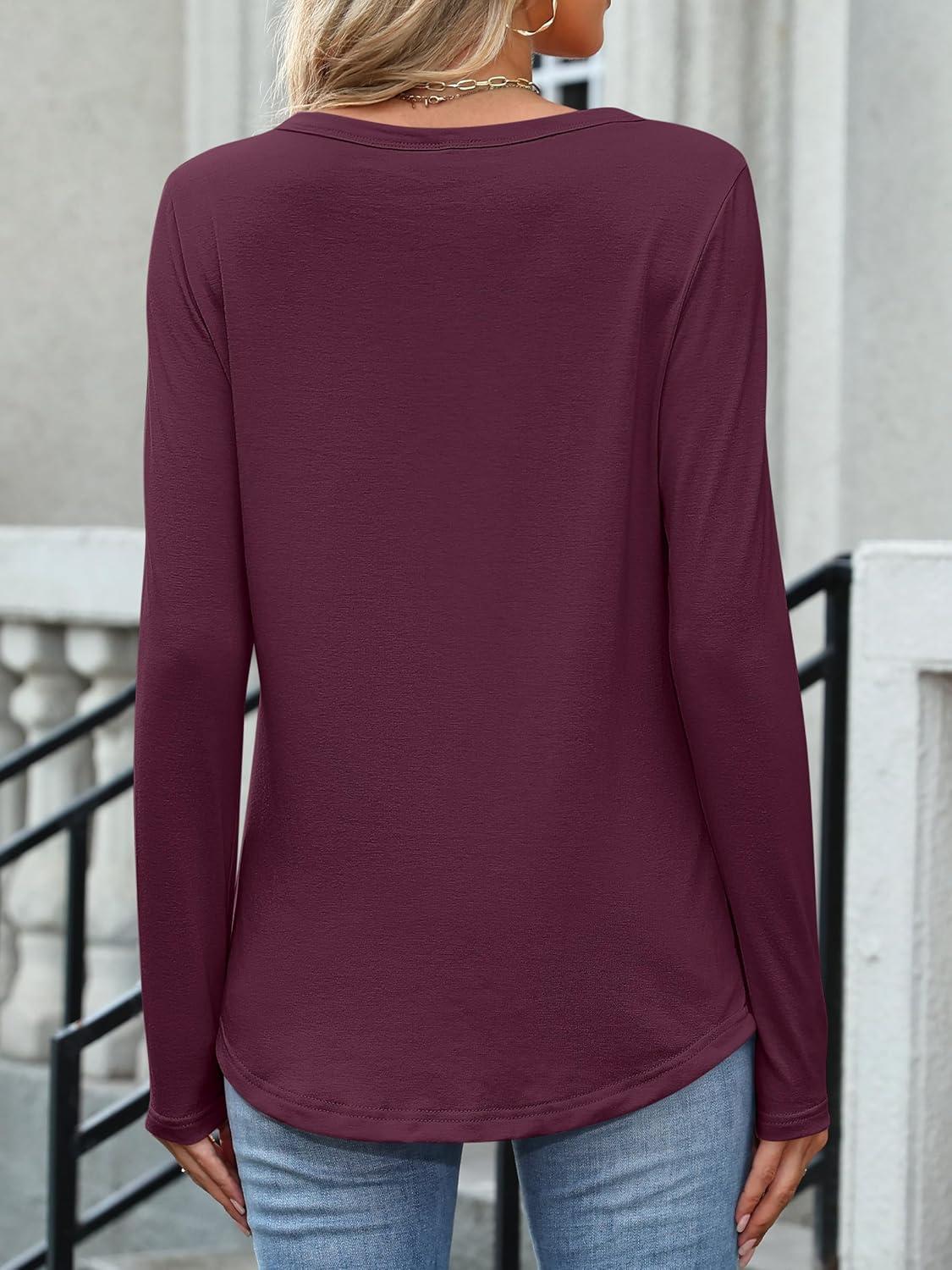 imageANRABESS Women Lace Tops Long Sleeve Shirts Eyelet Dressy Casual Blouses 2025 Fall Business Work OutfitsWinered