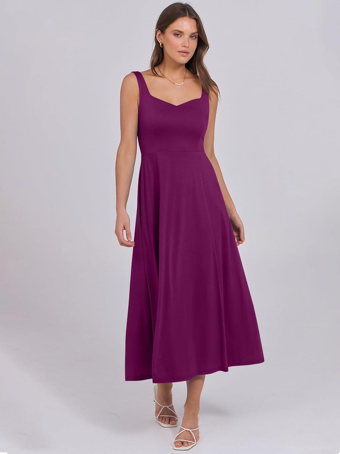 imageANRABESS Women Summer Casual Dress Sleeveless Smocked Back Tank Midi Dresses 2025 Beach Vacation Sundress with PocketsPurple