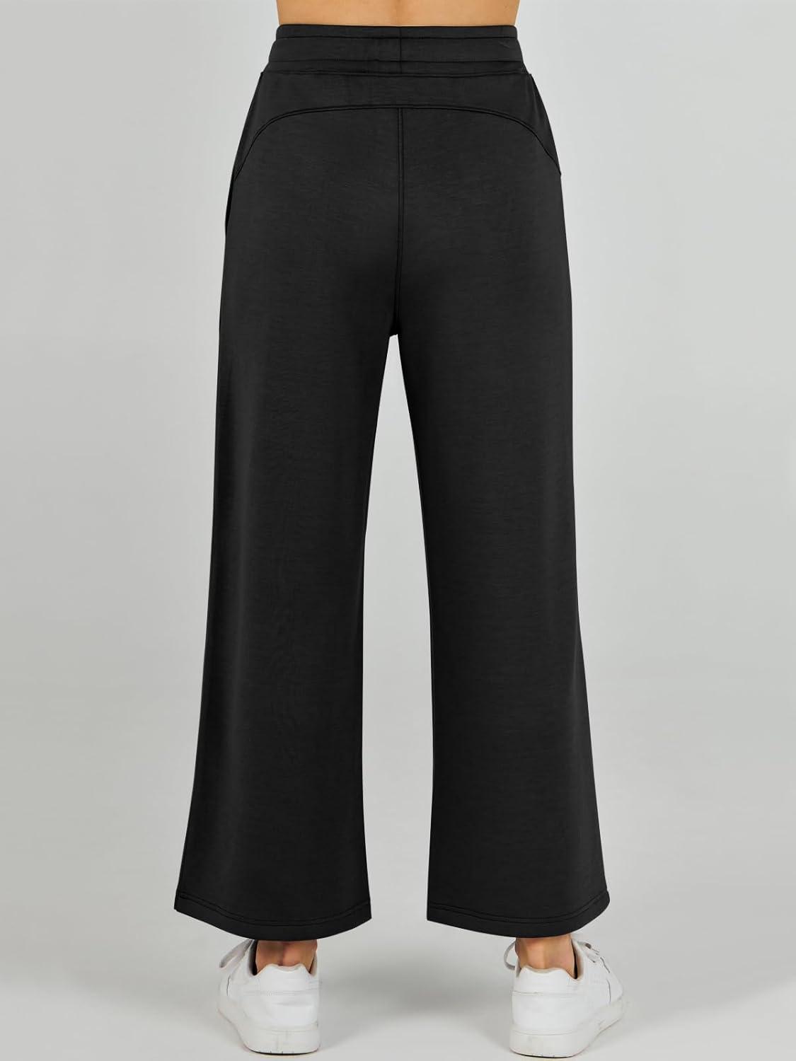 imageANRABESS Womens 2 Piece Outfits 2025 Summer Beach Vacation Clothes Fall Travel Casual Lounge Matching Sets SweatsuitsBlack