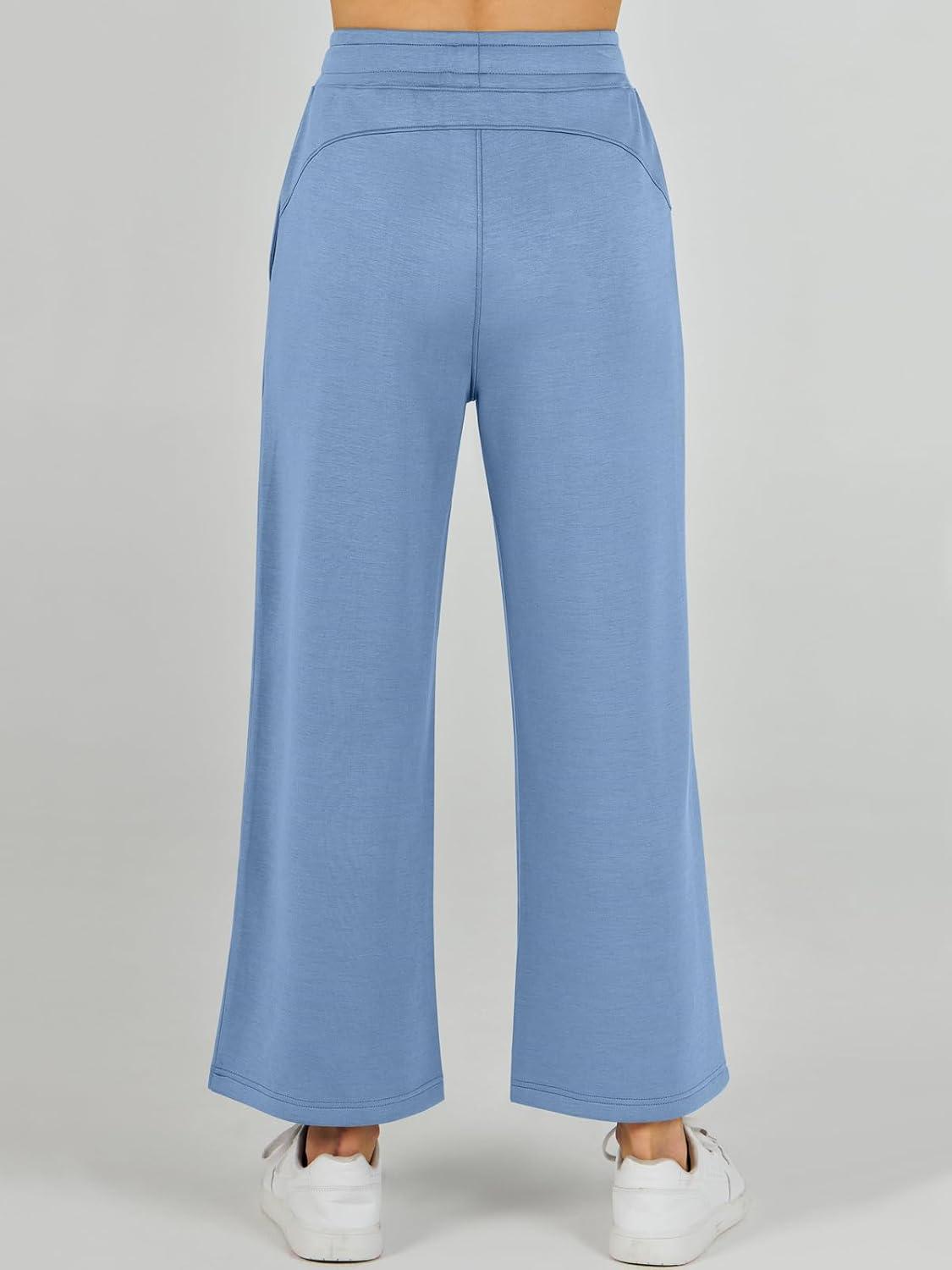 imageANRABESS Womens 2 Piece Outfits 2025 Summer Beach Vacation Clothes Fall Travel Casual Lounge Matching Sets SweatsuitsBlue