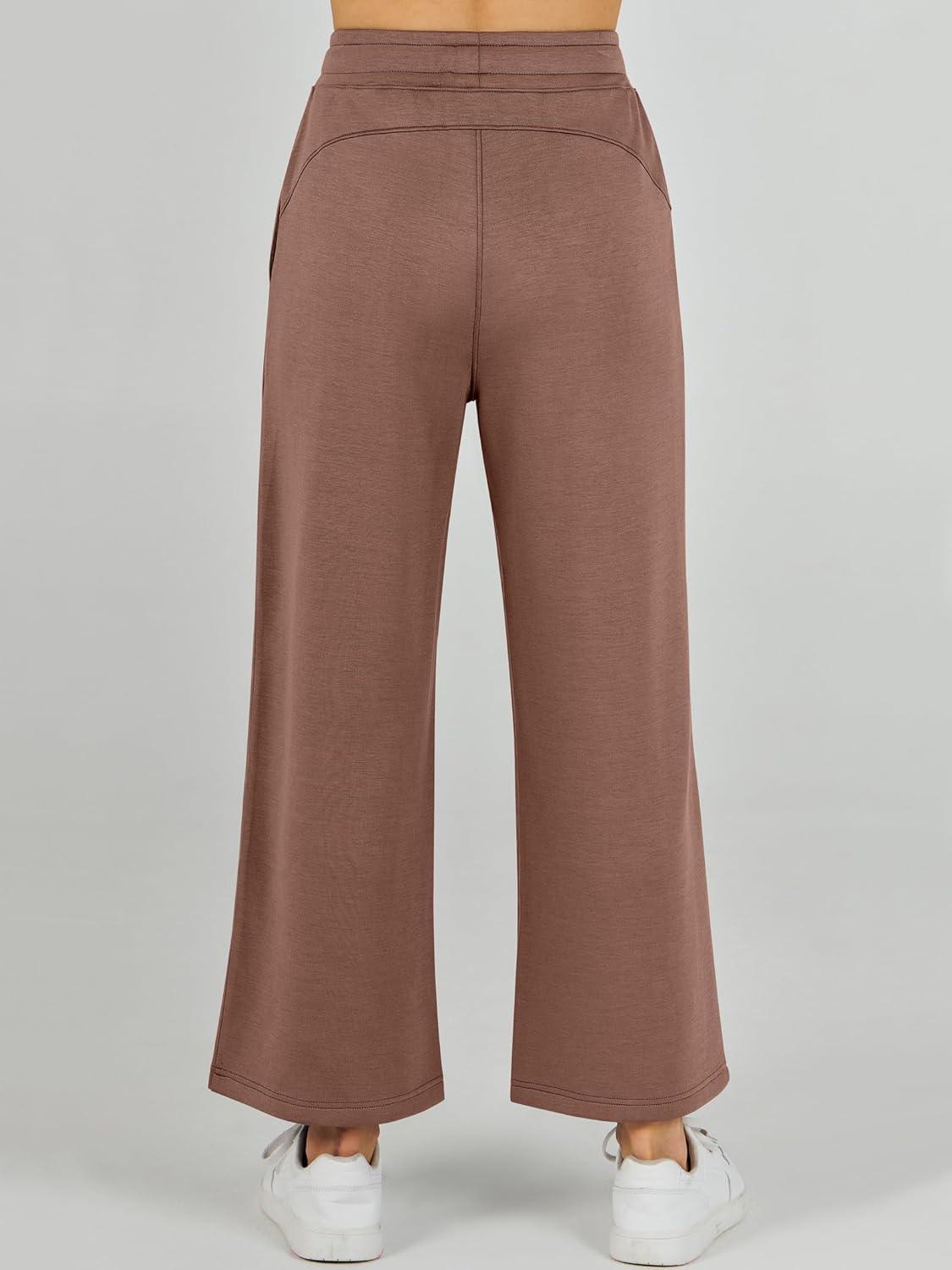 imageANRABESS Womens 2 Piece Outfits 2025 Summer Beach Vacation Clothes Fall Travel Casual Lounge Matching Sets SweatsuitsBrown