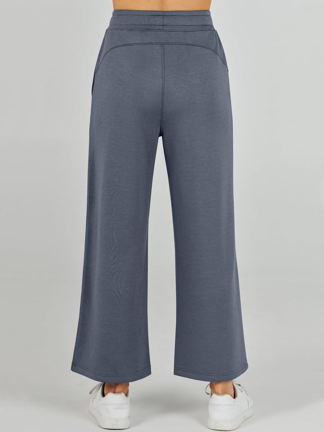 imageANRABESS Womens 2 Piece Outfits 2025 Summer Beach Vacation Clothes Fall Travel Casual Lounge Matching Sets SweatsuitsGrey Blue