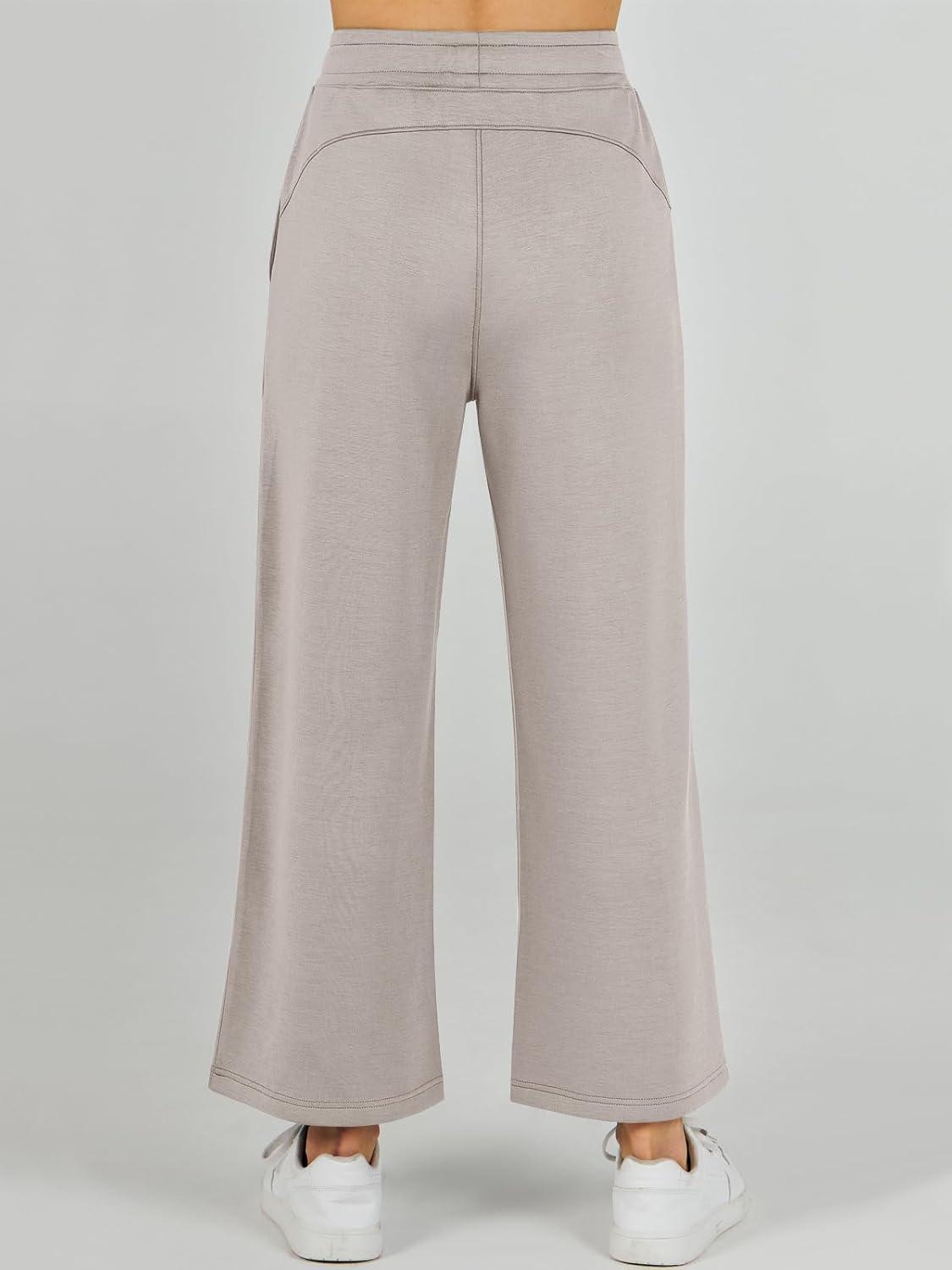 imageANRABESS Womens 2 Piece Outfits 2025 Summer Beach Vacation Clothes Fall Travel Casual Lounge Matching Sets SweatsuitsLight Khaki