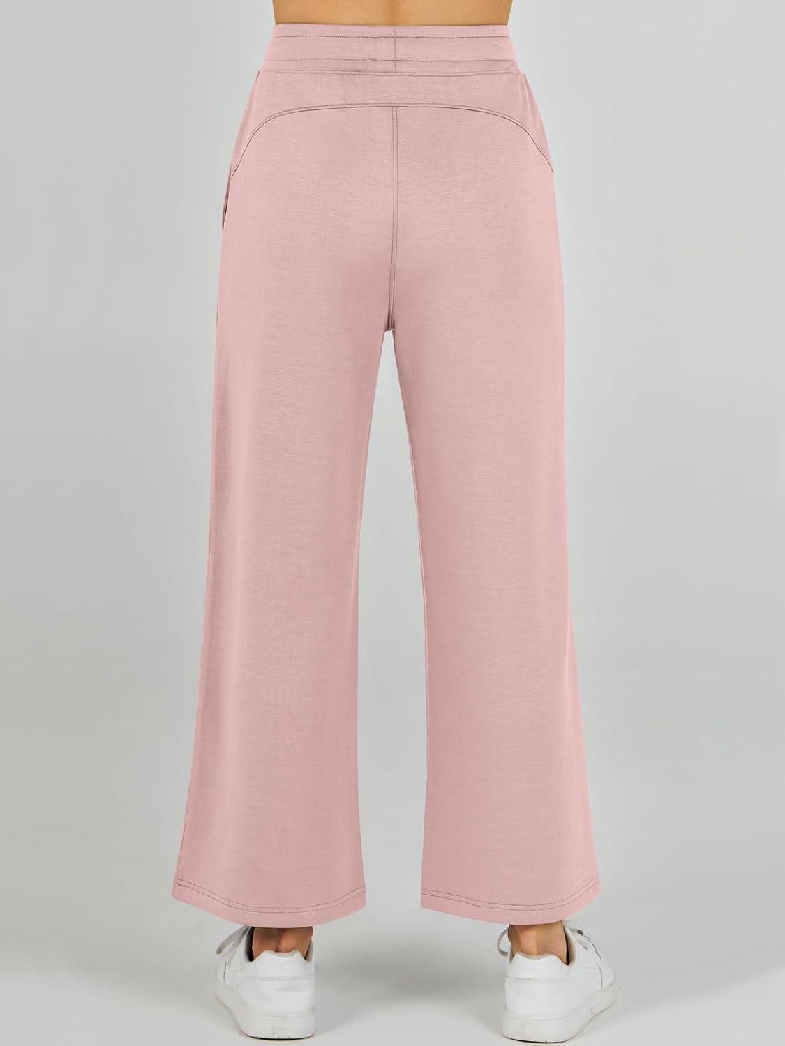 imageANRABESS Womens 2 Piece Outfits 2025 Summer Beach Vacation Clothes Fall Travel Casual Lounge Matching Sets SweatsuitsLight Pink