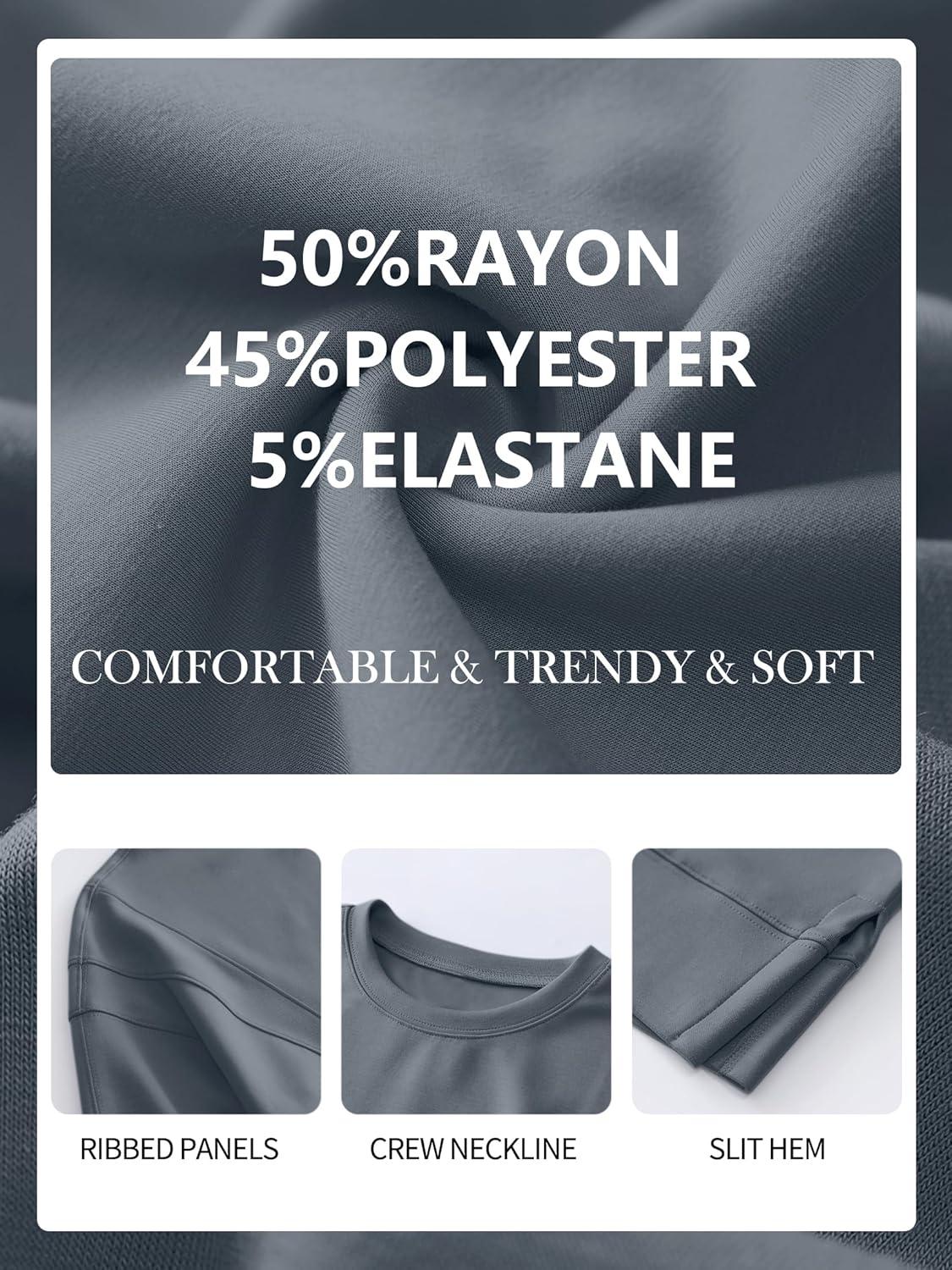 imageANRABESS Womens 2 Piece Outfits Lounge Sets Cropped Sweatshirt Joggers Fashion Sweatsuit Sweat Set 2025 Winter Travel OutfitsLeaden