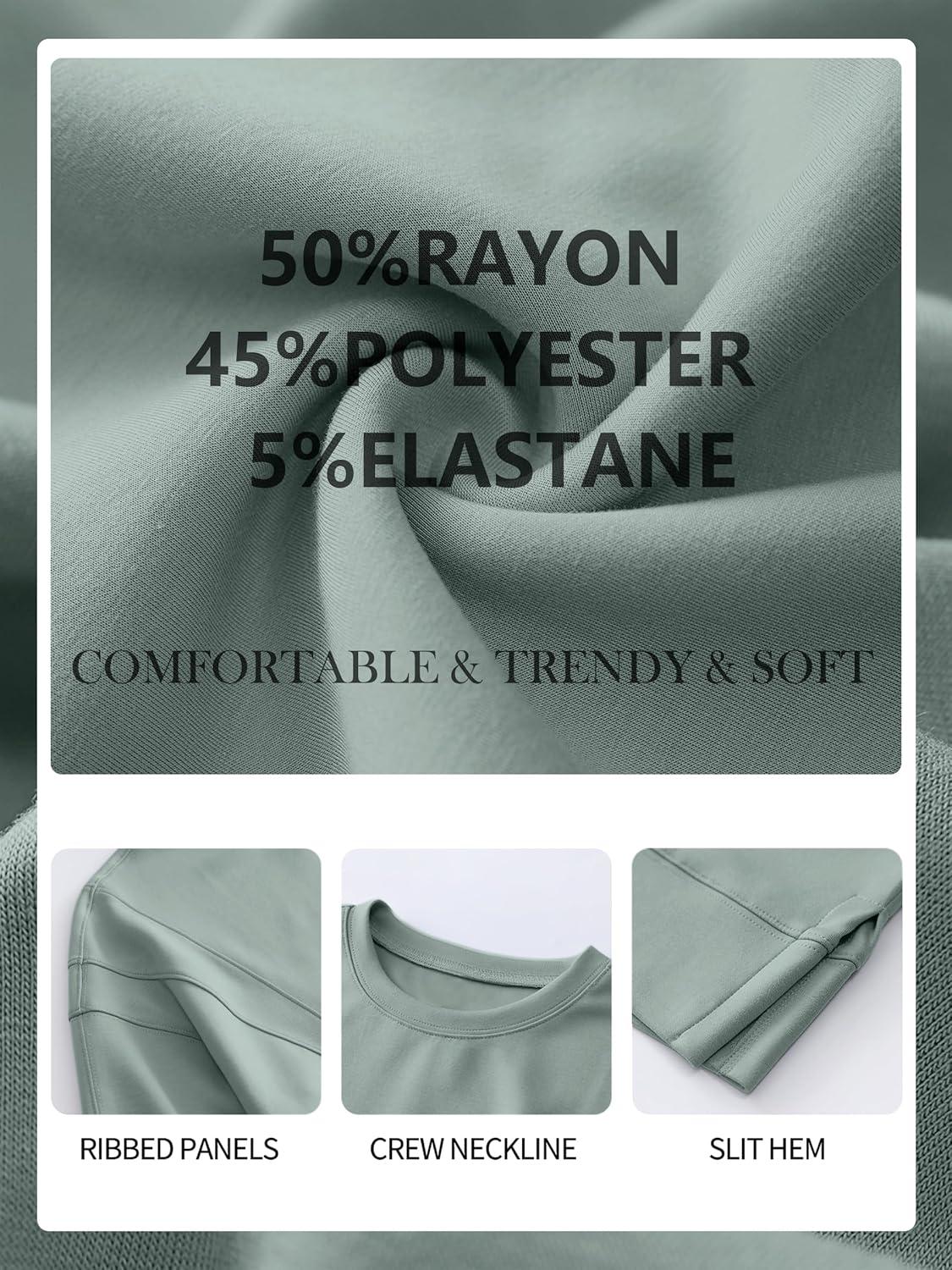 imageANRABESS Womens 2 Piece Outfits Lounge Sets Cropped Sweatshirt Joggers Fashion Sweatsuit Sweat Set 2025 Winter Travel OutfitsPea Green