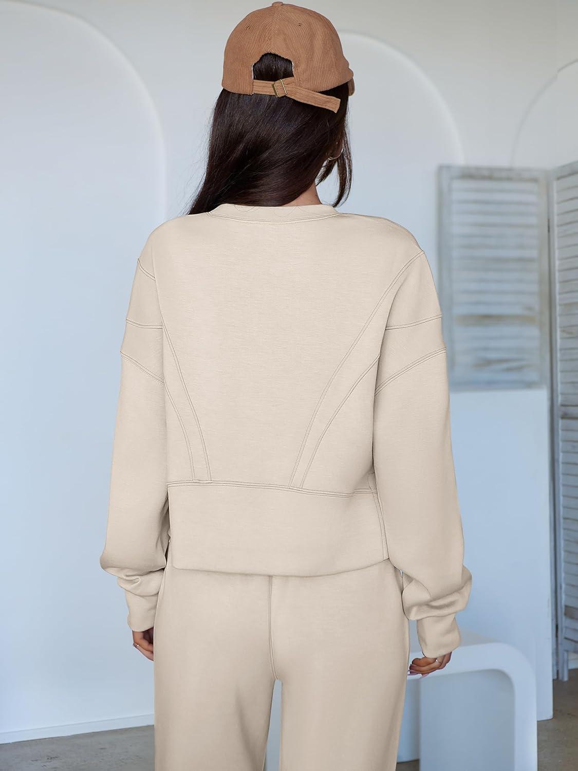 imageANRABESS Womens 2 Piece Outfits Lounge Sets Cropped Sweatshirt Joggers Fashion Sweatsuit Sweat Set 2025 Winter Travel OutfitsPeytoe