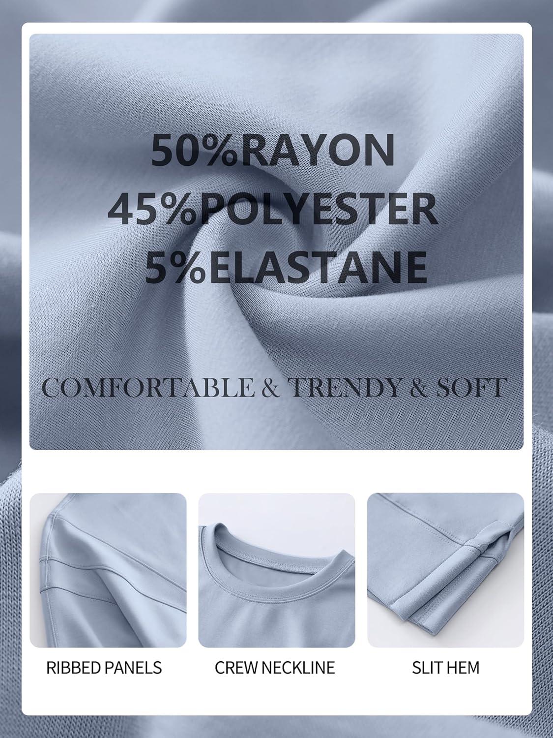 imageANRABESS Womens 2 Piece Outfits Lounge Sets Cropped Sweatshirt Joggers Fashion Sweatsuit Sweat Set 2025 Winter Travel OutfitsSky Blue