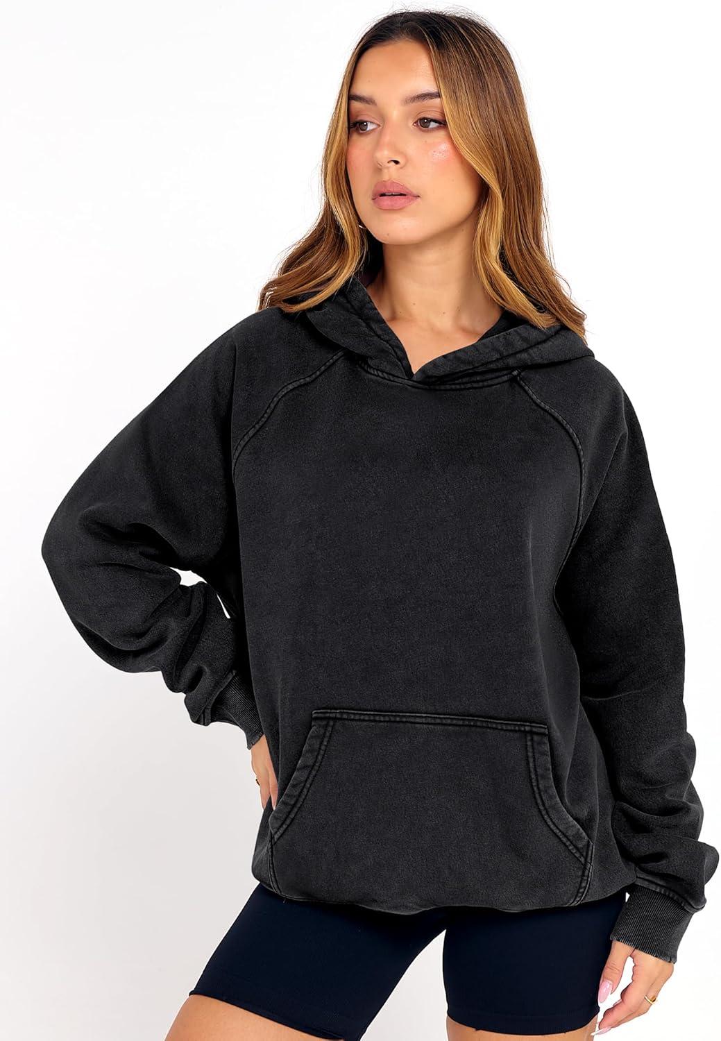 imageANRABESS Womens Acid Wash Hoodie Oversized Long Sleeve 2025 Fall Fashion SweatshirtsBlack