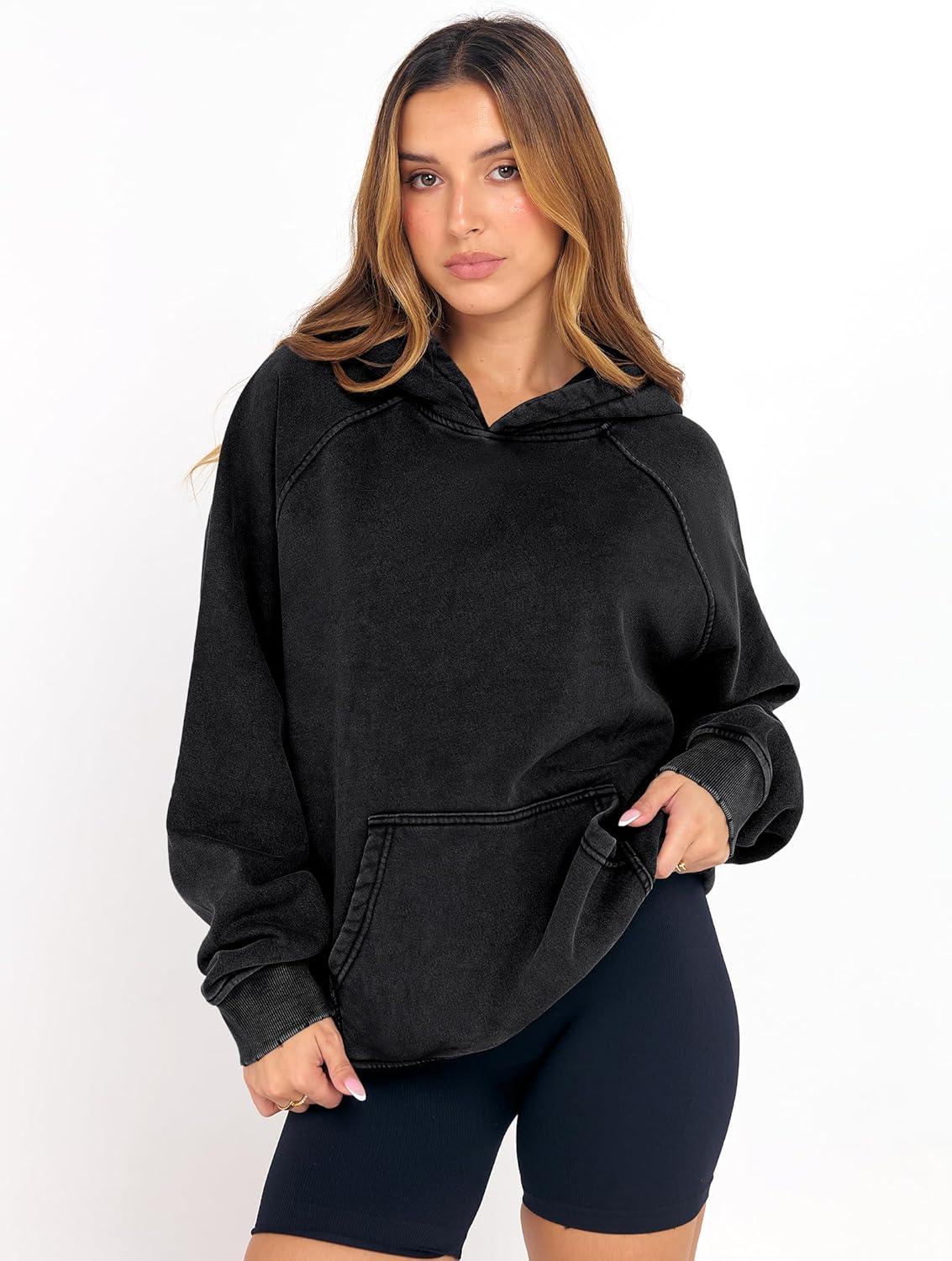 imageANRABESS Womens Acid Wash Hoodie Oversized Long Sleeve 2025 Fall Fashion SweatshirtsBlack