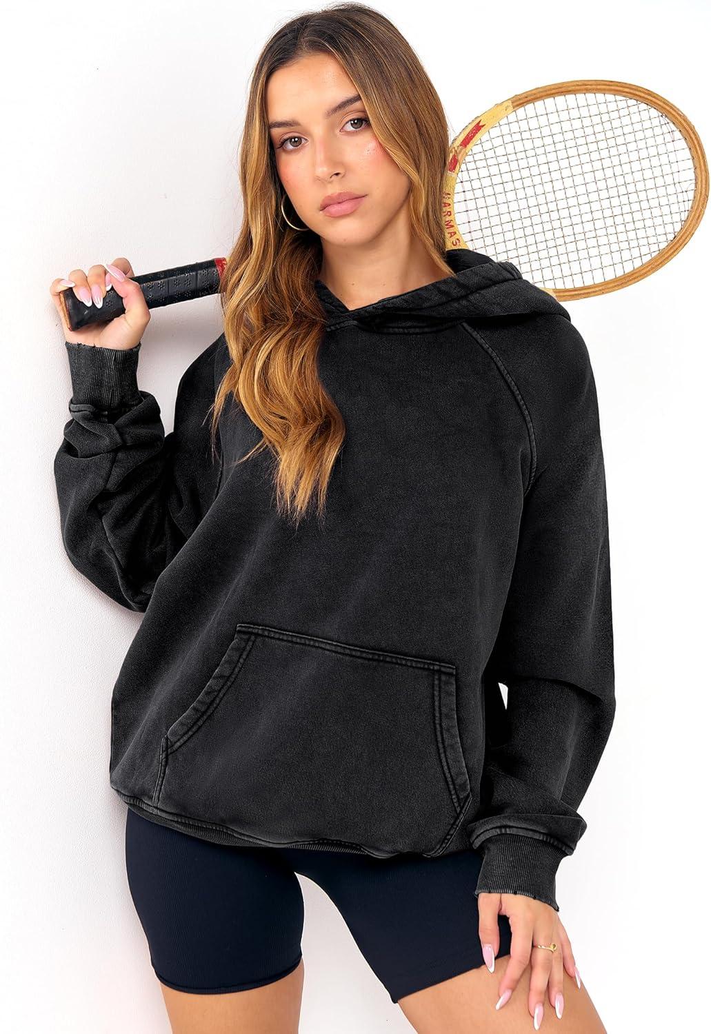 imageANRABESS Womens Acid Wash Hoodie Oversized Long Sleeve 2025 Fall Fashion SweatshirtsBlack