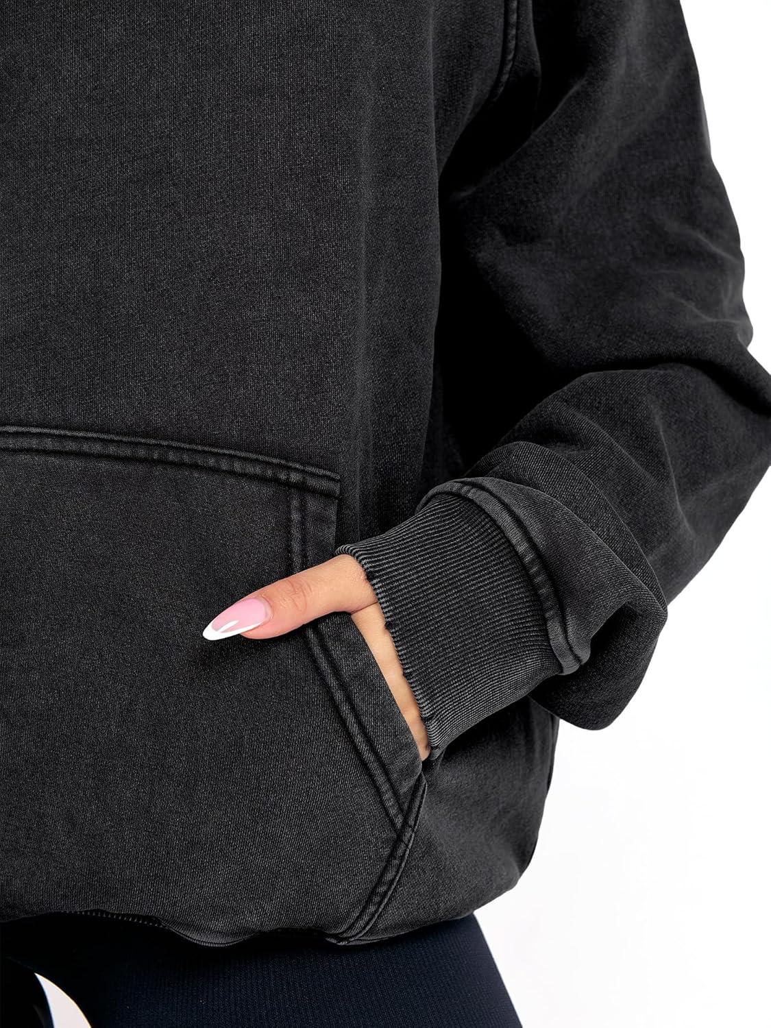 imageANRABESS Womens Acid Wash Hoodie Oversized Long Sleeve 2025 Fall Fashion SweatshirtsBlack