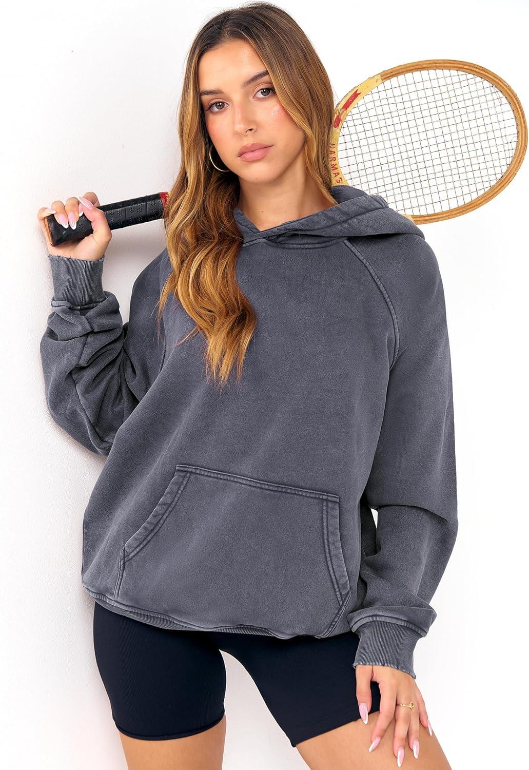 imageANRABESS Womens Acid Wash Hoodie Oversized Long Sleeve 2025 Fall Fashion SweatshirtsDeep Grey