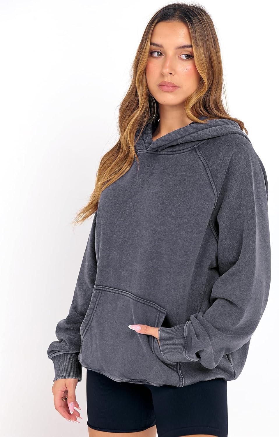 imageANRABESS Womens Acid Wash Hoodie Oversized Long Sleeve 2025 Fall Fashion SweatshirtsDeep Grey