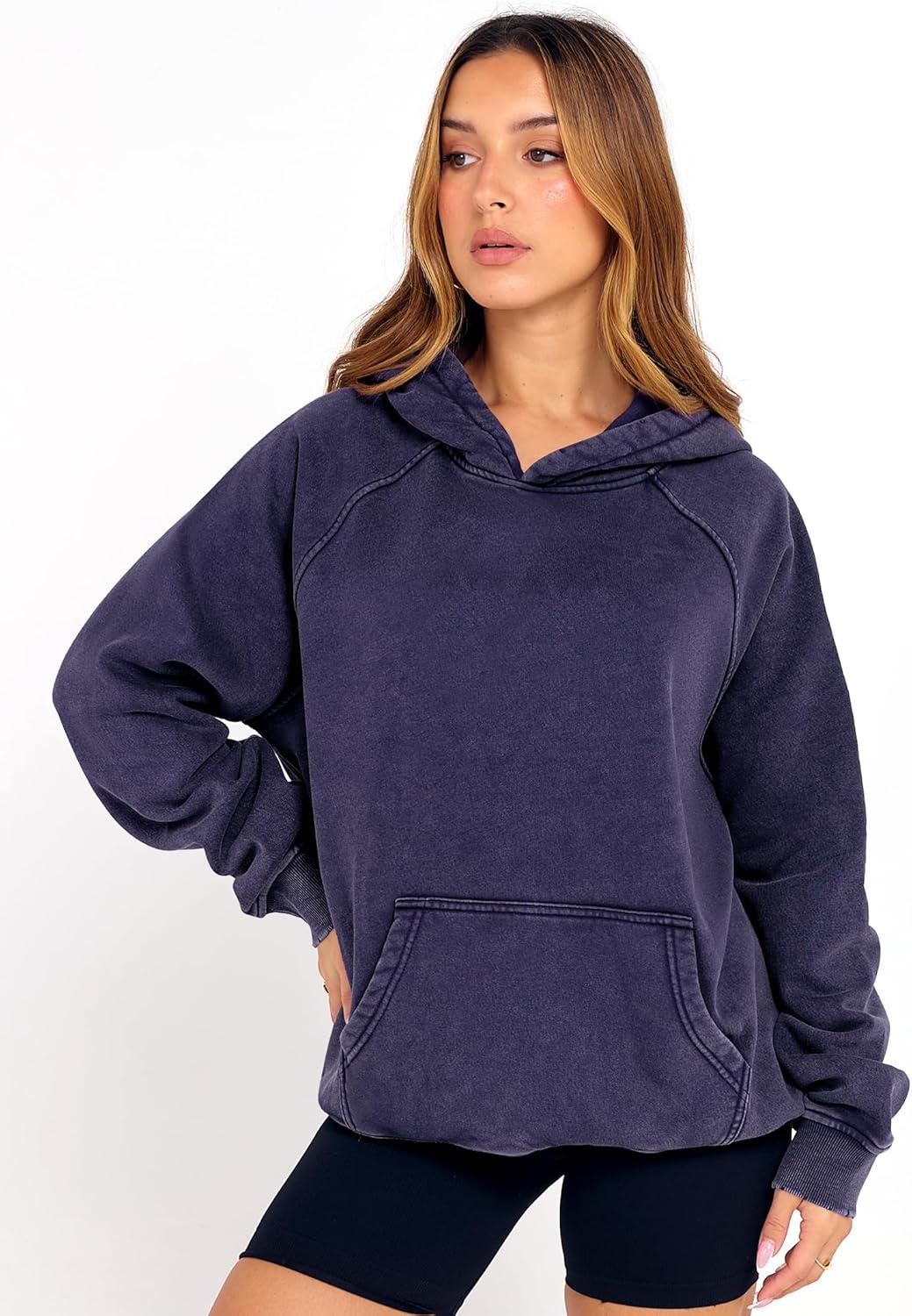imageANRABESS Womens Acid Wash Hoodie Oversized Long Sleeve 2025 Fall Fashion SweatshirtsNavy Blue