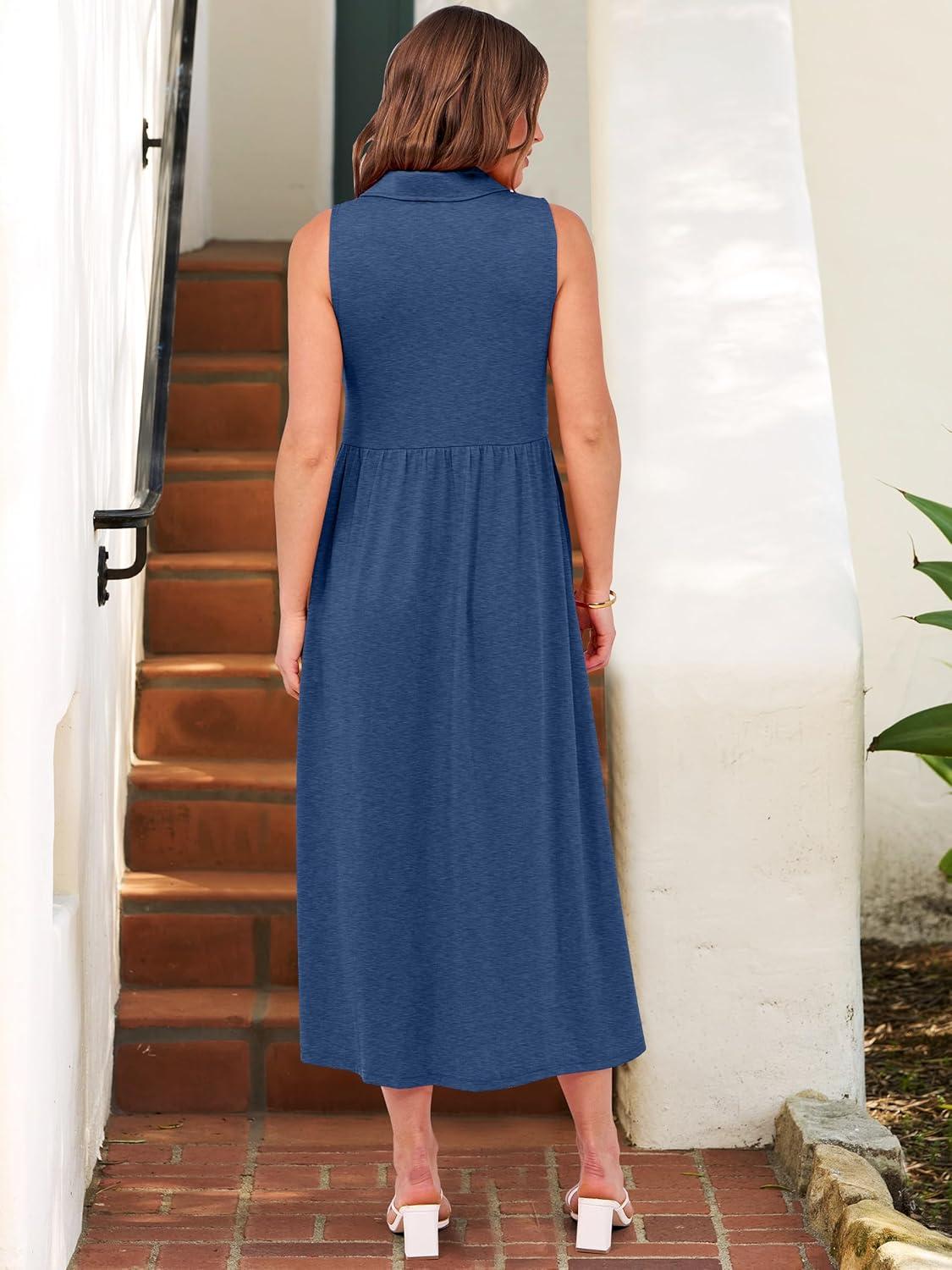 imageANRABESS Womens Casual Dress Summer Sleeveless V Neck Sundress Aline Flowy Beach Maxi Dresses Travel 2025 Vacation OutfitsBlue