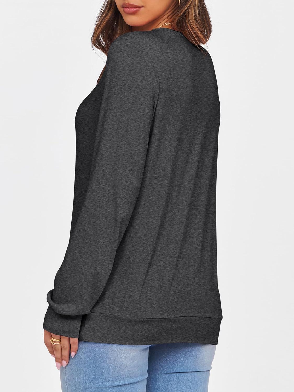 imageANRABESS Womens Long Sleeve Shirts Casual Loose V Neck Basic Tees Tops 2025 Fall TShirt OutfitsBlack Grey