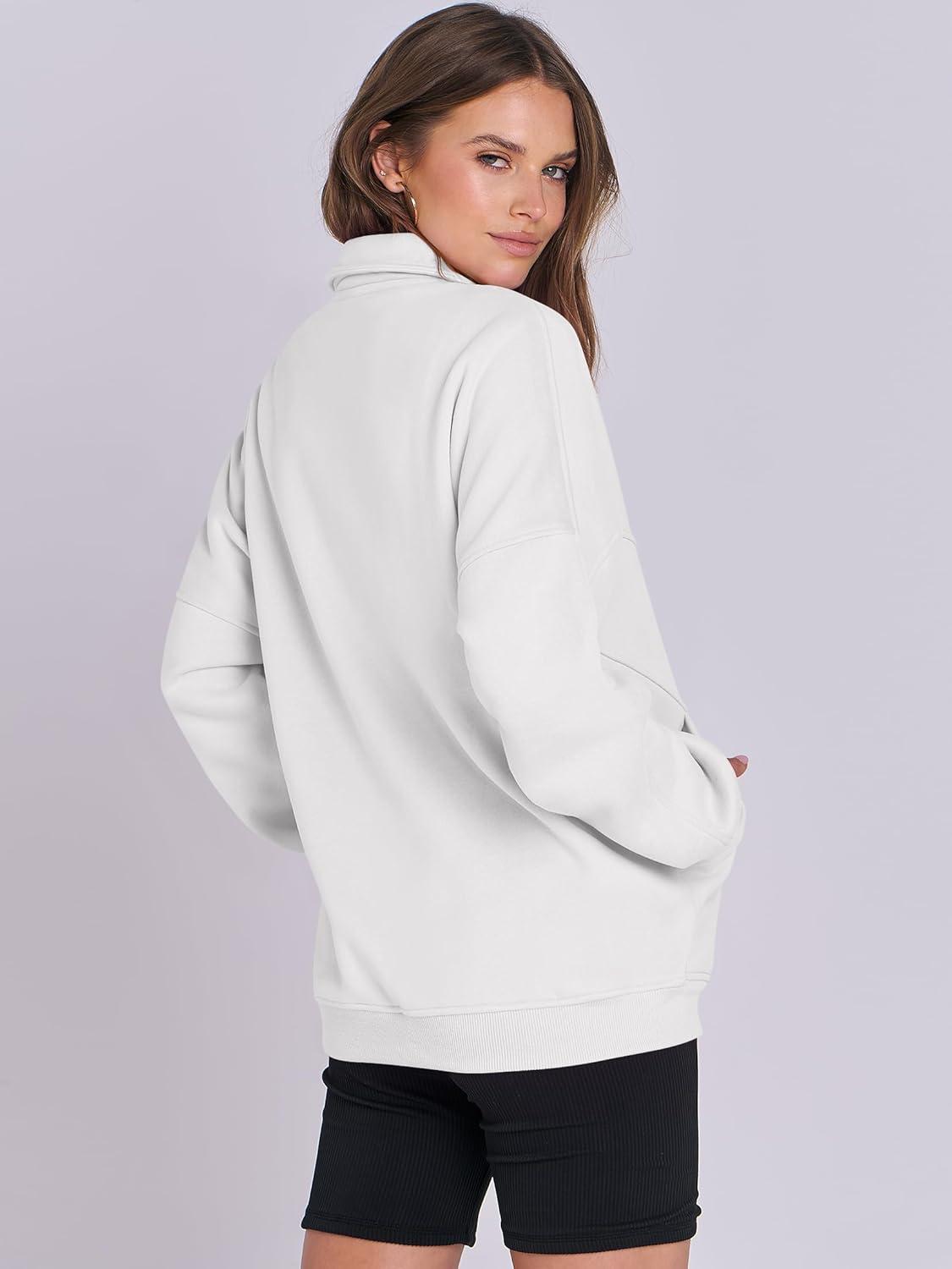 imageANRABESS Womens Oversized Full Zip Up Sweatshirts Jacket 2025 Fall Fleece Long Sleeve Hoodies OutfitsWhite