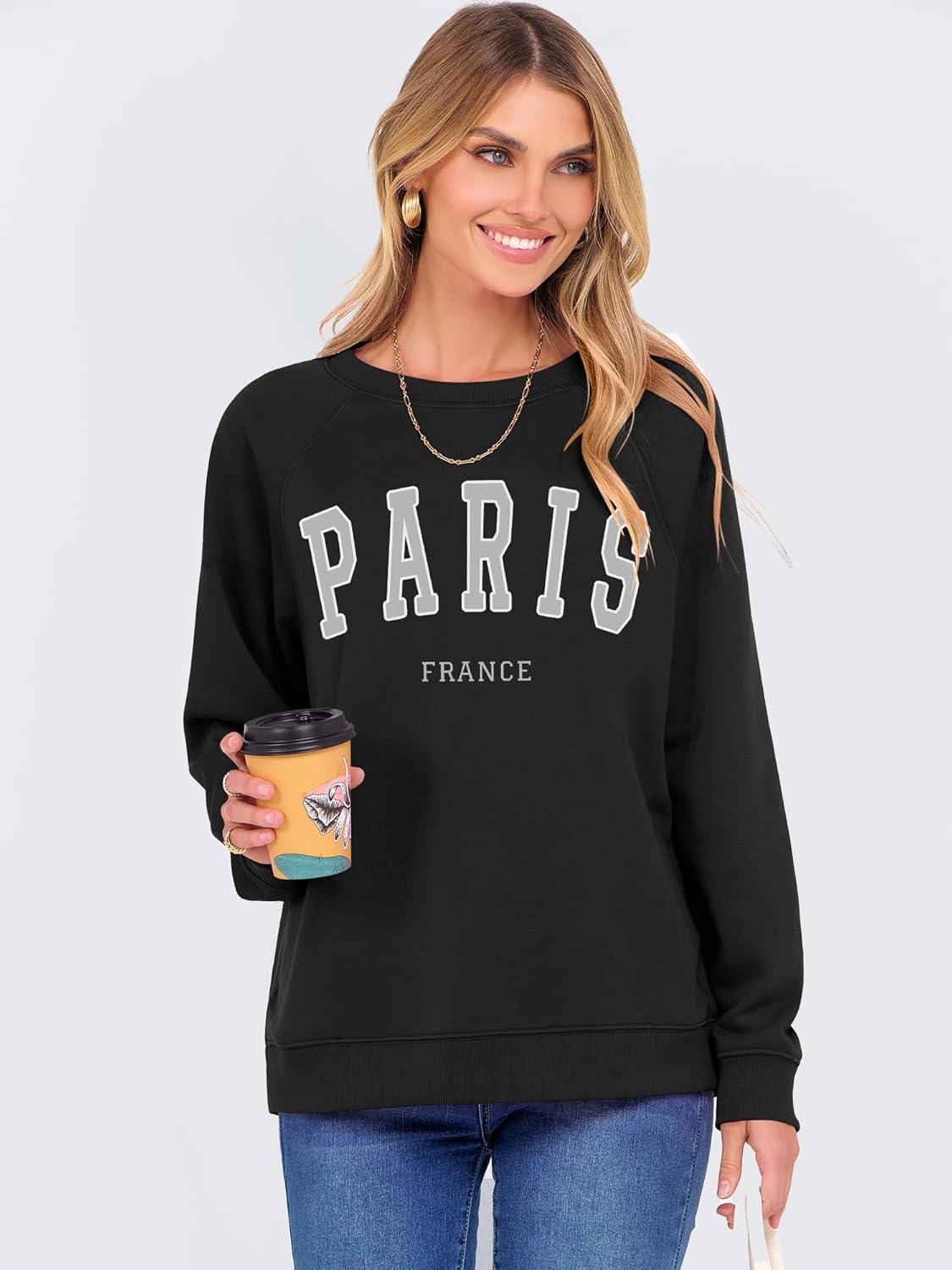 imageANRABESS Womens Oversized Sweatshirts Crewneck Long Sleeve Pullover Hoodies Graphic Cute Teen Girls Clothes 2025 Fall OutfitsBlack Paris