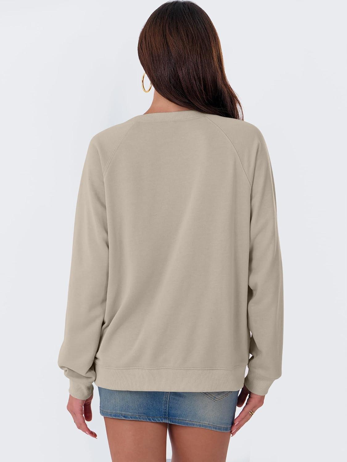 imageANRABESS Womens Oversized Sweatshirts Crewneck Long Sleeve Pullover Hoodies Graphic Cute Teen Girls Clothes 2025 Fall OutfitsLight Khaki Paris