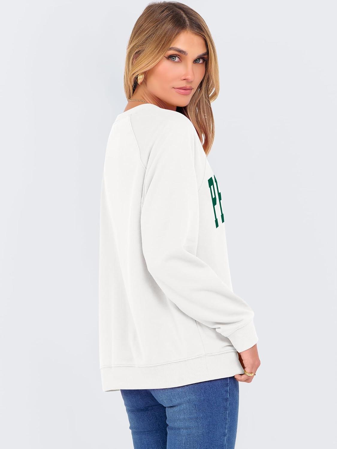 imageANRABESS Womens Oversized Sweatshirts Crewneck Long Sleeve Pullover Hoodies Graphic Cute Teen Girls Clothes 2025 Fall OutfitsWhite Philadelphia