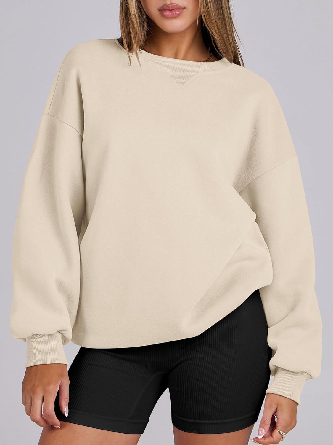 imageANRABESS Womens Oversized Sweatshirts Hoodies Crewneck Fleece Pullover Sweaters 2025 Fall Outfits Teen Girls Winter ClothesApricot