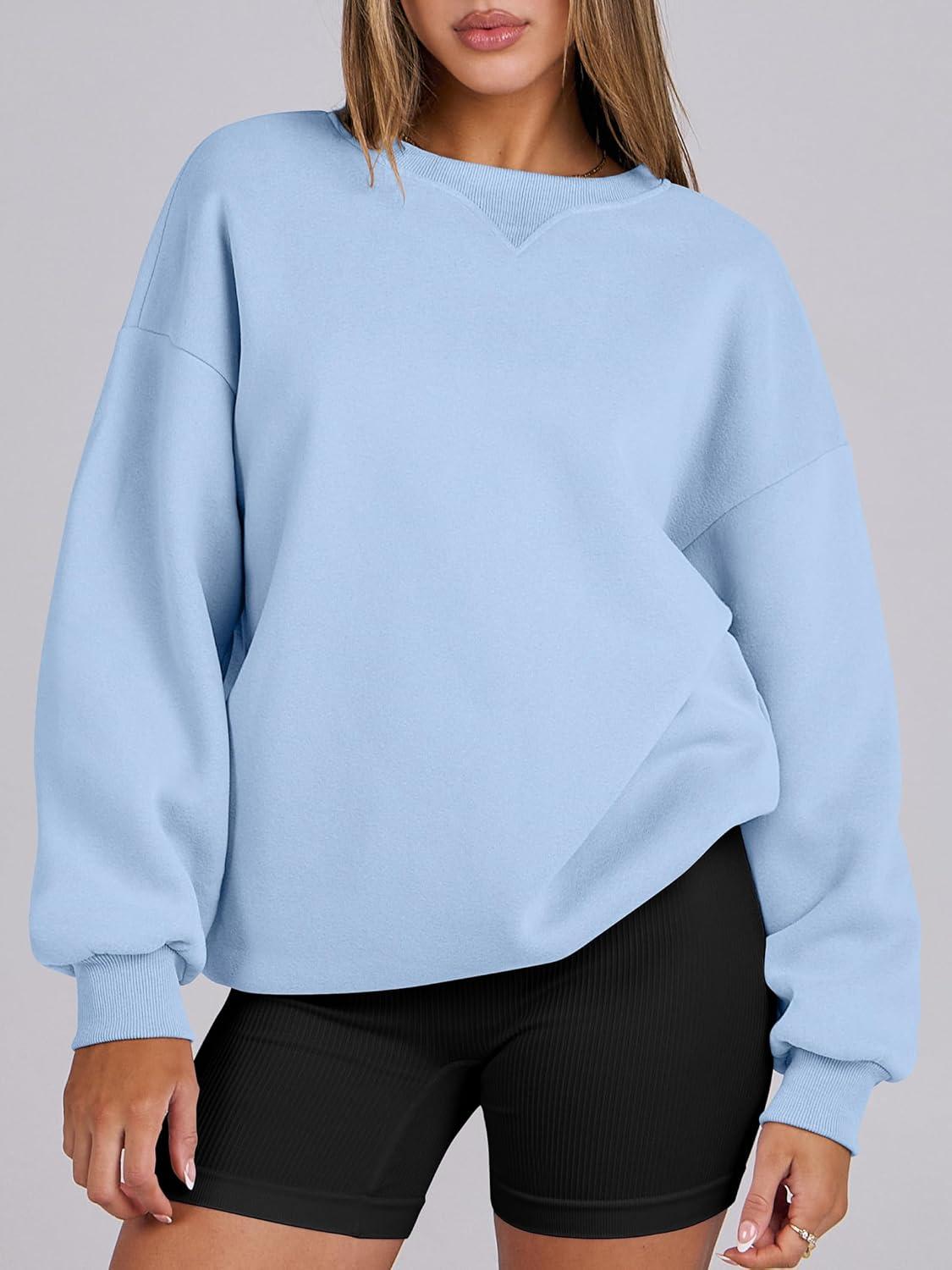 imageANRABESS Womens Oversized Sweatshirts Hoodies Crewneck Fleece Pullover Sweaters 2025 Fall Outfits Teen Girls Winter ClothesBlue