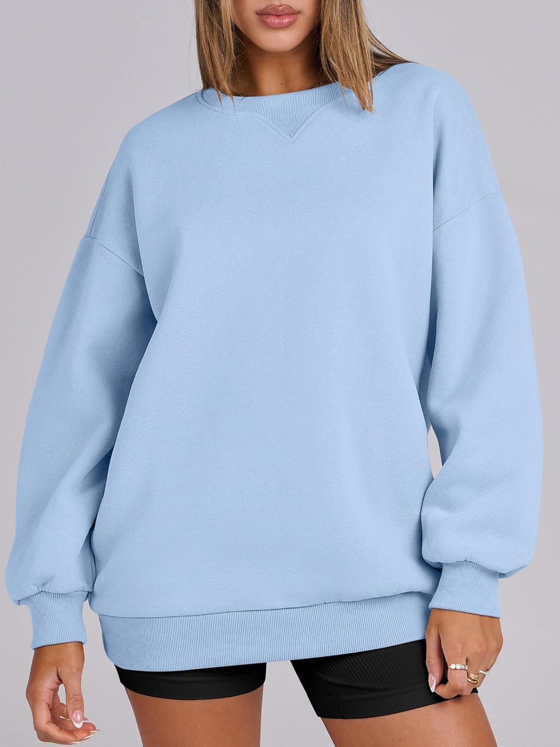 imageANRABESS Womens Oversized Sweatshirts Hoodies Crewneck Fleece Pullover Sweaters 2025 Fall Outfits Teen Girls Winter ClothesBlue